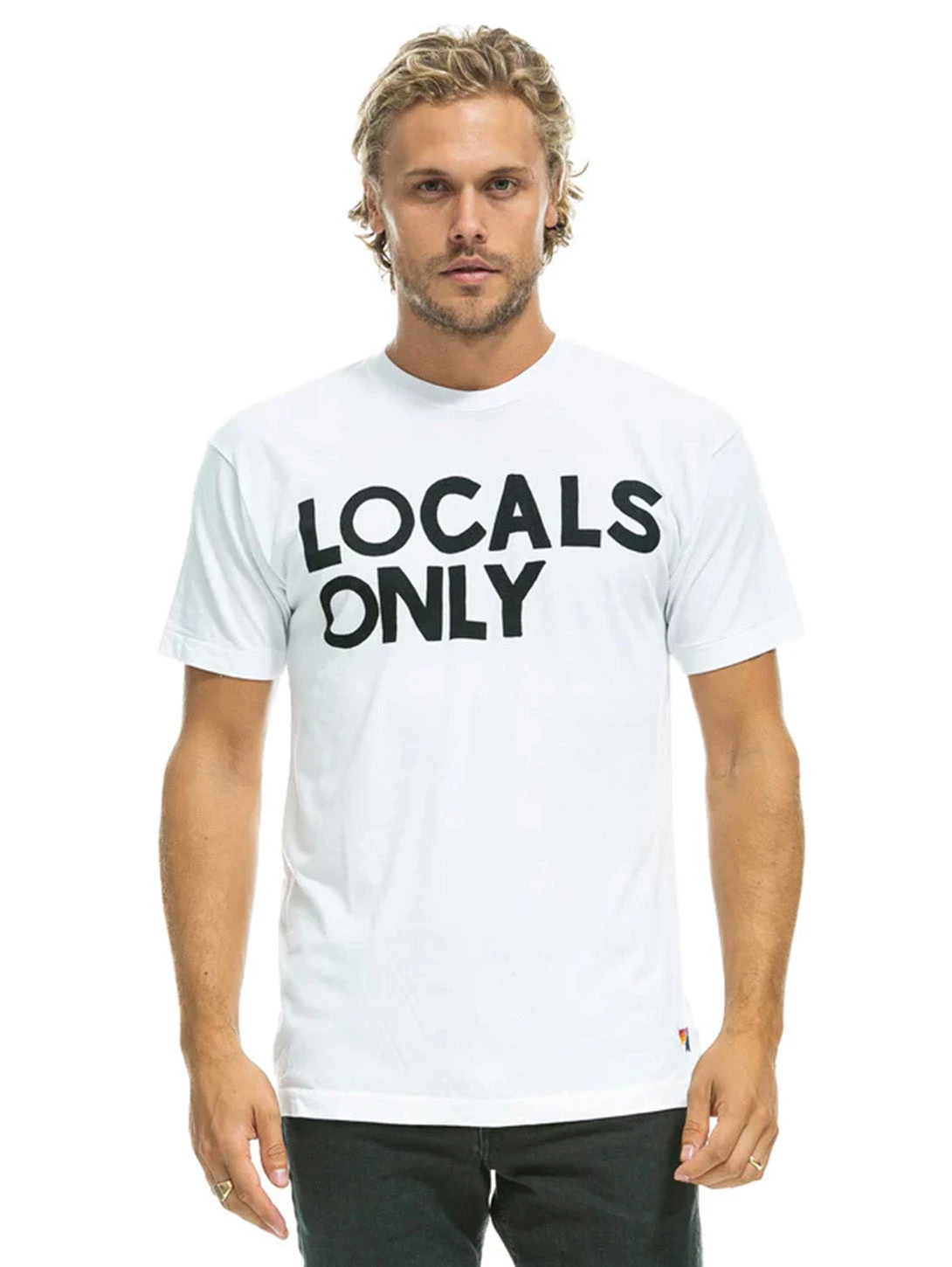 Locals Only T-Shirt - White 6 Locals Only T-Shirt - White - Image 4