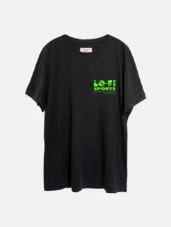 Lo-Fi Crew Neck Bone Tee - Faded Black