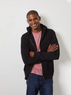 Velvet Rodan Luxe Fleece Hoodie - Black -Benson Shop luxe fleece rodan01 0391 exhaust 2000x 7902ad70 e837 449c a476 67292ad5afbf