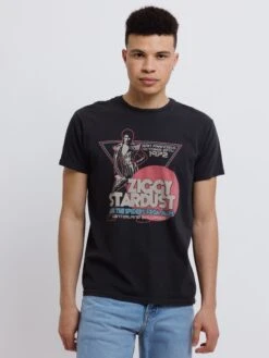 Ziggy Stardust San Francisco Tee - Vintage Black