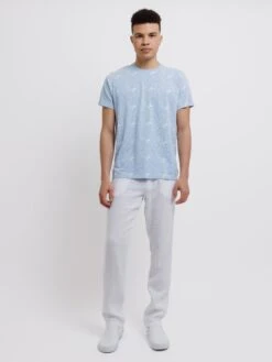 Benson Key West Linen Pant - White
