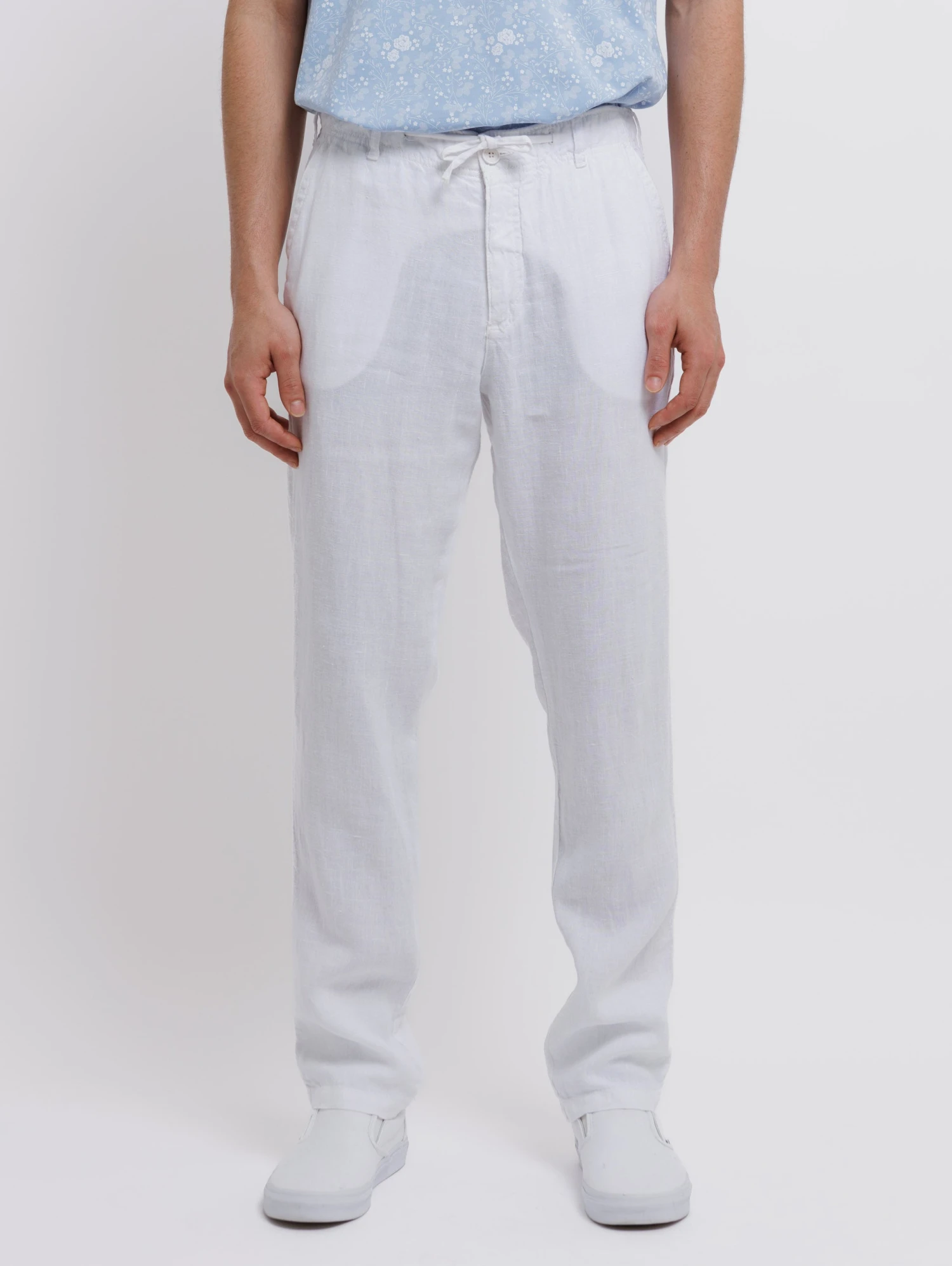 Benson Key West Linen Pant - White 4 Benson Key West Linen Pant - White - Image 2