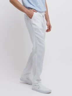 Benson Key West Linen Pant - White 13 Benson Key West Linen Pant - White -Benson Shop menecomm 42