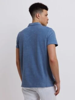 Benson Hanlan Short Sleeve Terry Polo - Mineral -Benson Shop menecomm 45