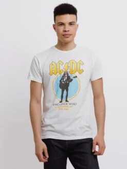 AC/DC Who Made Who Tee - Antique White