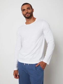 Velvet Kai Slub Top - White -Benson Shop slub kai02 white johnson02 malachite 1451 FINISHED