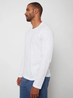 Velvet Kai Slub Top - White -Benson Shop slub kai02 white johnson02 malachite 1458 FINISHED