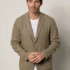 Velvet Joshua Linen Blazer - Olive -Benson Shop woven linen joshua02 olive 009