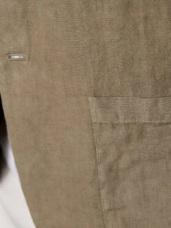 Velvet Joshua Linen Blazer - Olive -Benson Shop woven linen joshua02 olive 024